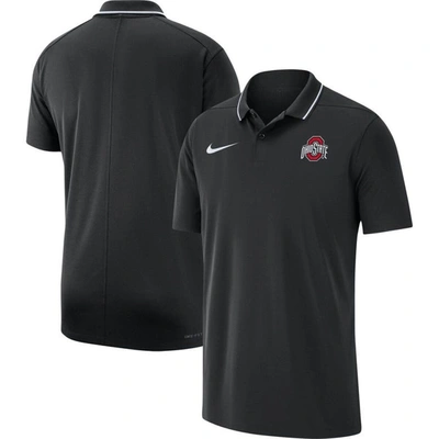 Nike Black Ohio State Buckeyes 2023 Coaches Performance Polo