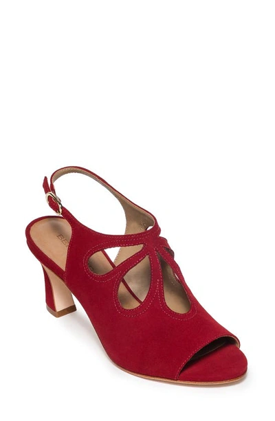Bernardo Footwear Nili Slingback Sandal In Dark Red
