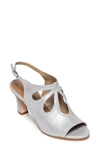 Bernardo Footwear Nili Slingback Sandal In Silver