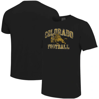 Image One Black Colorado Buffaloes Football Arch Over Mascot Comfort Colors T-shirt