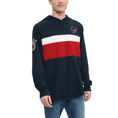 Tommy Hilfiger Navy Houston Texans Morgan Long Sleeve Hoodie T-shirt