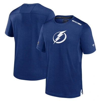 Fanatics Branded  Blue Tampa Bay Lightning Authentic Pro Performance T-shirt