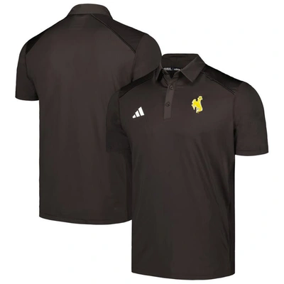 Adidas Originals Adidas Brown Wyoming Cowboys Classic Aeroready Polo