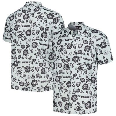 Reyn Spooner Silver Las Vegas Raiders Pua Performance Polo