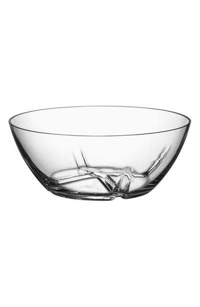 Kosta Boda Bruk Medium Clear Serving Bowl