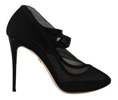 Dolce & Gabbana Elegant Stretch Sock Boot Women's Pumps In Black