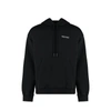 Marcelo Burlon County Of Milan Tempera Cross Cotton Hoodie In Black