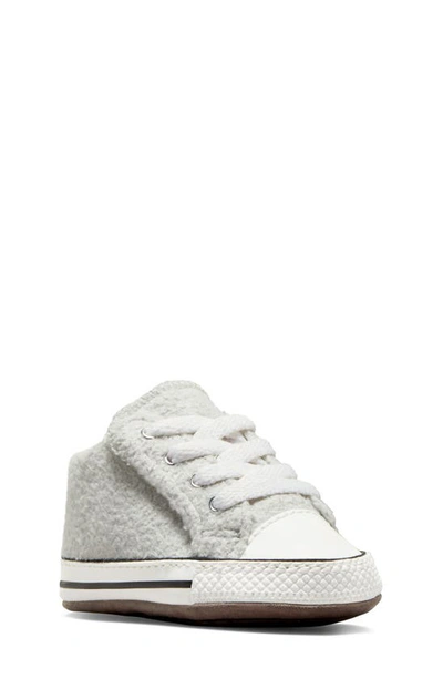 Converse Kids' Chuck Taylor® All Star® Cribster Faux Shearling Crib Shoe In Beach Stone/ White/ Black