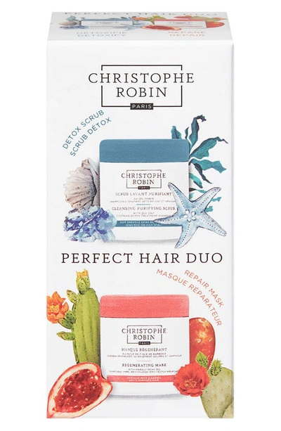Christophe Robin Perfect Hair Duo $38 Value In White