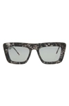 Thom Browne 52mm Square Sunglasses In Grey Tortoise