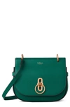 Mulberry Small Amberley Leather Crossbody Bag In Malachite