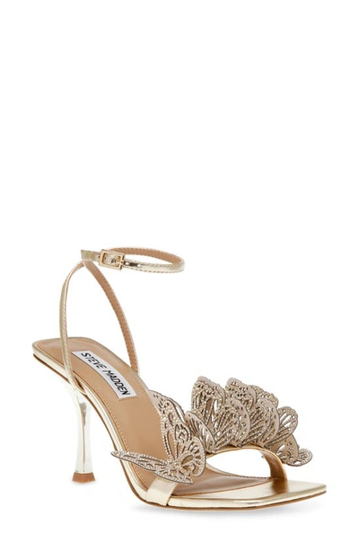 Steve Madden Azariah Ankle Strap Sandal In Gold