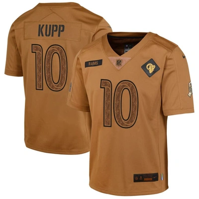 Nike Kids' Youth  Cooper Kupp Brown Los Angeles Rams 2023 Salute To Service Limited Jersey