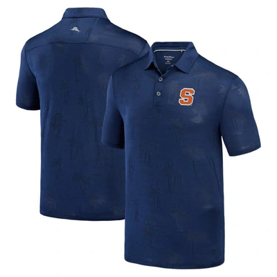 Tommy Bahama Navy Syracuse Orange Sport Palm Coast Palmera Islandzone Polo