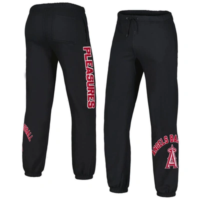 Pleasures Black Los Angeles Angels Opening Day Sweatpants