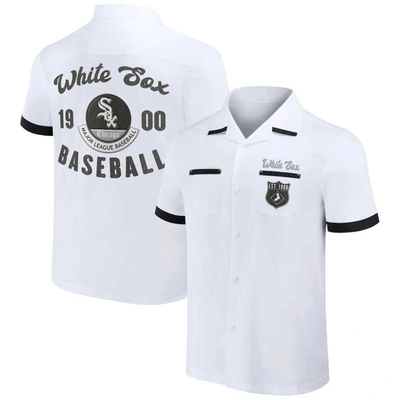 Darius Rucker Collection By Fanatics White Chicago White Sox Bowling Button-up Shirt