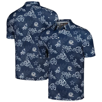 Reyn Spooner Navy Dallas Cowboys Throwback Pua Performance Polo