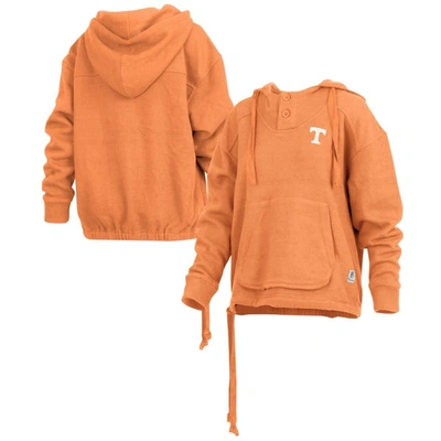 Pressbox Tennessee Orange Tennessee Volunteers Amore Keisha Button Pullover Hoodie