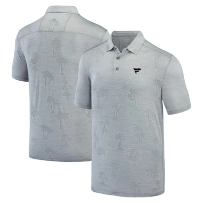 Tommy Bahama Gray Fanatics Corporate Sport Palm Coast Palmera Islandzone Polo In Fanatics-l