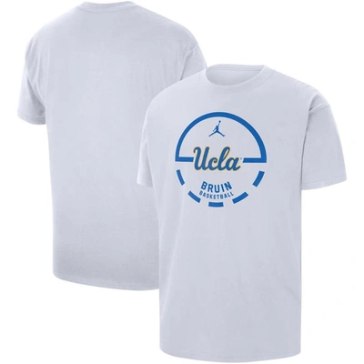 Jordan Brand White Ucla Bruins Free Throw Basketball T-shirt