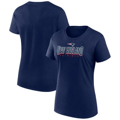 Fanatics Branded  Navy New England Patriots Route T-shirt