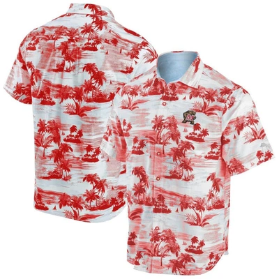 Tommy Bahama Red Maryland Terrapins Tropical Horizons Button-up Shirt
