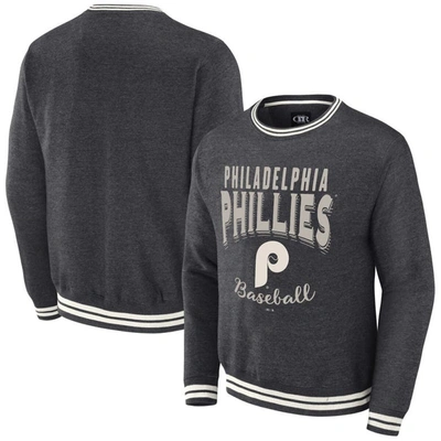 Darius Rucker Collection By Fanatics Heather Charcoal Philadelphia Phillies Vintage Pullover Sweats