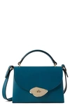 Mulberry Small Lana Top Handle Crossbody Bag In Titanium Blue
