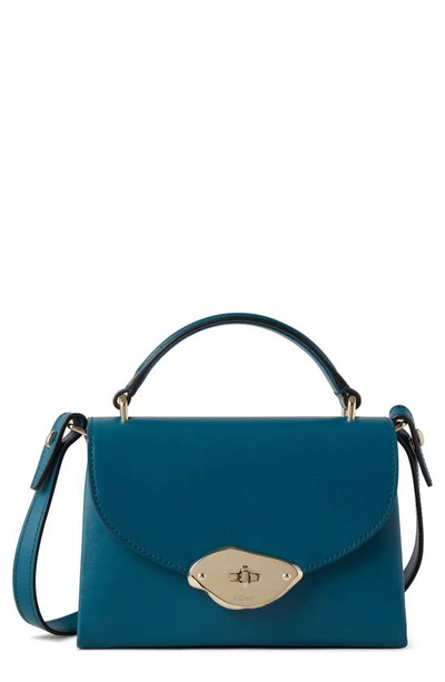 Mulberry Small Lana Top Handle Crossbody Bag In Titanium Blue