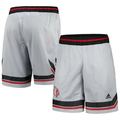 Adidas Originals Adidas Gray Louisville Cardinals Swingman Aeroready Basketball Shorts