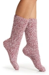 Barefoot Dreams Cozychic™ Socks In Heather Berry