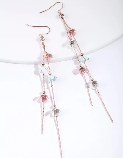 Lovisa Mixed Pastel Flower Earrings In Multi