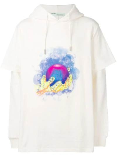 off-white 2019ss hands print sweatshirt - arbauen.com