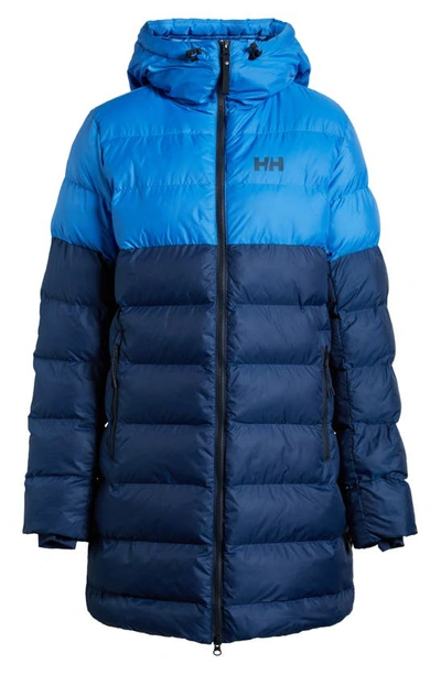 Helly Hansen Active Puffy Water Resistant Insulated Parka In Ocean