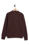 Westzeroone Riverbend Half Zip Pullover In Port