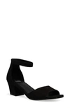 Eileen Fisher Viva Ankle Strap Sandal In Black