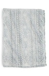 Northpoint Heathered Fair Isle Throw Blanket In Night Sky