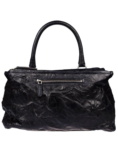 Givenchy Small Pandora Tote In Dark Blue