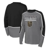 Outerstuff Kids' Youth Gray/black Vegas Golden Knights Pro Assist Long Sleeve T-shirt
