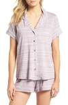 Nordstrom Lingerie Moonlight Short Pajamas In Purple Spacedye