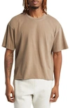 Elwood Core Oversize Organic Cotton T-shirt In Brown