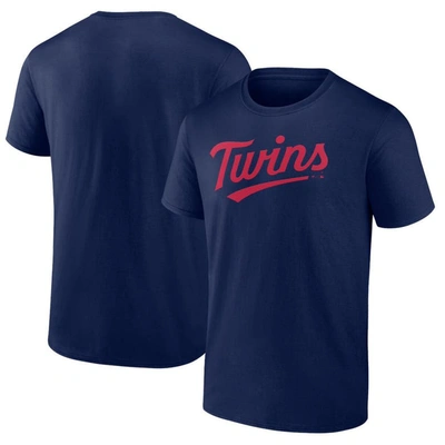Fanatics Branded Navy Minnesota Twins Team Wordmark T-shirt