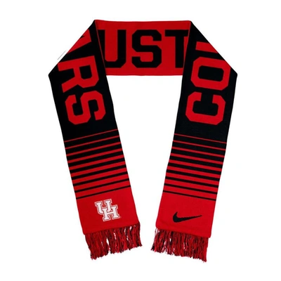 Nike Houston Cougars Space Force Rivalry Scarf In Red