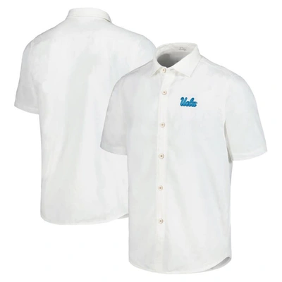 Tommy Bahama White Ucla Bruins Coconut Point Palm Vista Islandzone Camp Button-up Shirt