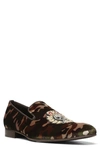 Donald Pliner Spencer Bead Loafer In Forest