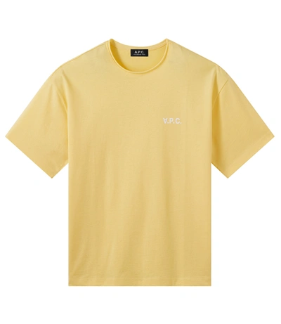 Apc Jeremy T-shirt In Yellow