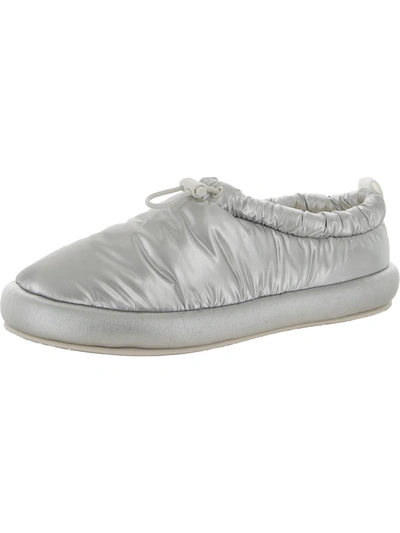 Ugg Maxi Womens Slip On Round Toe Clogs In Silver
