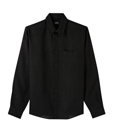 Apc Cassel Shirt In Black