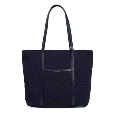 Vera Bradley Factory Style Trimmed Vera Bag In Blue