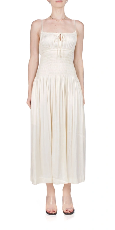Ciao Lucia Barbara Dress Ivory In White